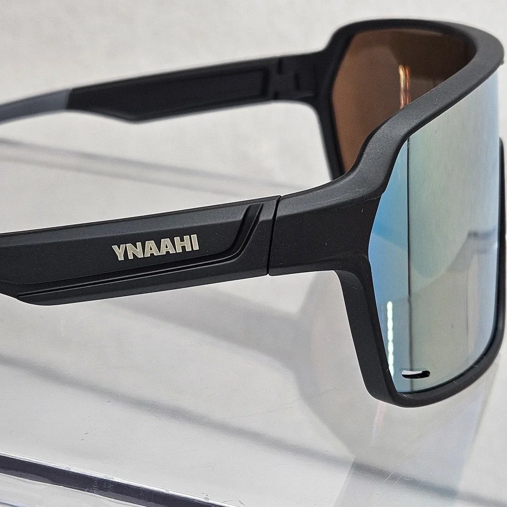 YNAAHI Shield Sport Sunglasses UV400 TR90 Lightweight Cycling Glasses
